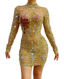 Bloody Gold Sabrina dress