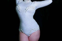 White party leotard