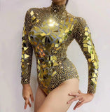 Mirror Epic leotard GOLD