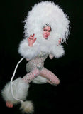 Wild king bodysuit party & events costume white