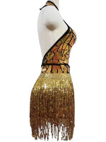 Glacier Dress gold