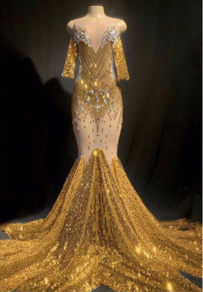 Golden Queen dress