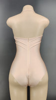 Ramona Onesie Non see-through one piece Leotard nude