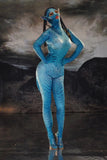 Avatar bodysuit party & events costume (women) Blue ready to ship