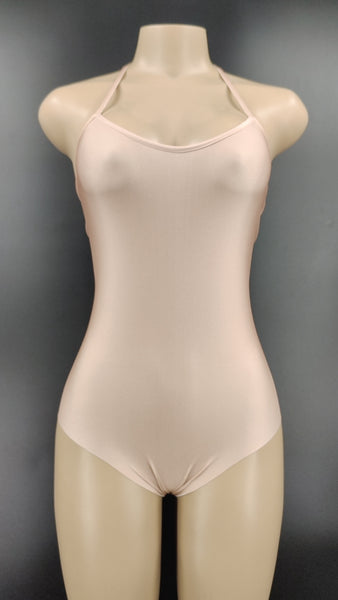 Sheila Onesie Non see-through one piece Leotard nude