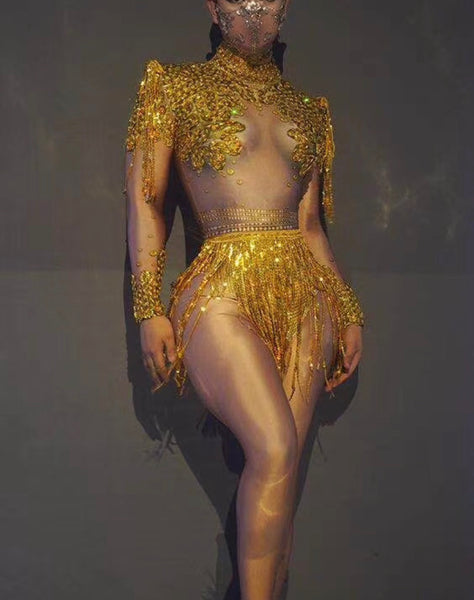 Gold assassin Non see-through tights