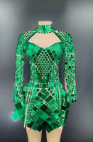 Lisco Green leotard dress