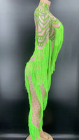 Green Neon Bodysuit