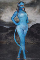 Avatar bodysuit party & events costume (women) Blue ready to ship