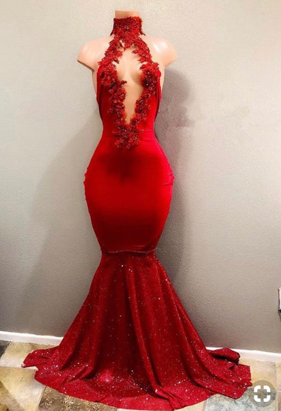 Custom Red dress (can take 3-4 weeks to deliver)