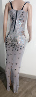 Nefertiti dress Silver( short and long)