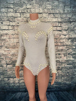 White party leotard