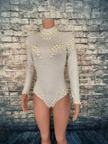 White party leotard