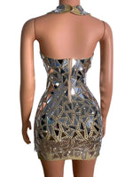 Venus Mirror reflection dress silver High Quality