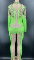 Green Neon Bodysuit