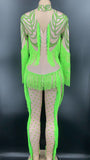 Green Neon Bodysuit