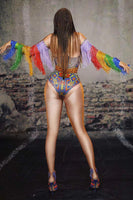 Candy fringes leotard