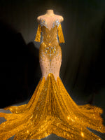 Golden Queen dress