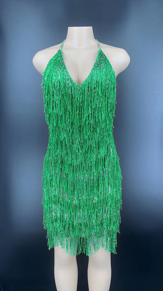 IDLE Green dress