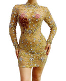 Bloody Gold Sabrina dress