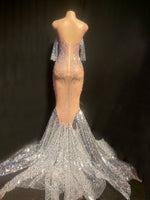 Silver Queen dress prom / wedding