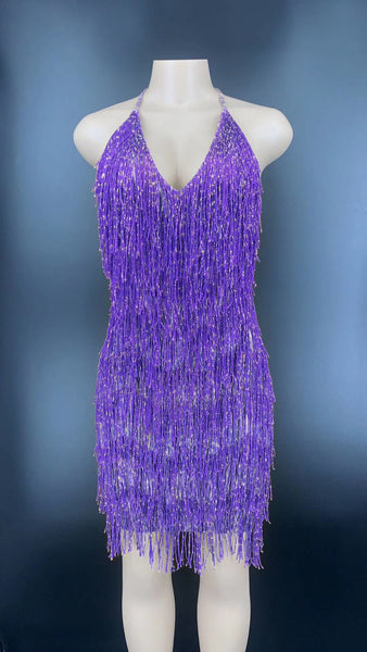 IDLE Purple dress