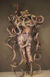 Davy Jones Wife (female) bodysuit party & events costume (women) Blue sold out