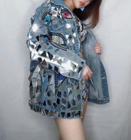 The Eye jacket high quality denim blue