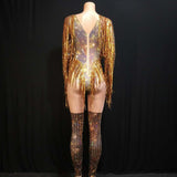 Golden dynasty bodysuit